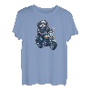 Niedlicher Shih Tzu fährt auf einem Motorrad - Weihnachten T-Shirt