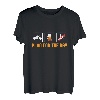 Plan for the Day Funny Motorcycle Adult Humour Biker T-Shirt, black