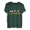 Plan for the Day Funny Motorcycle Adult Humour Biker T-Shirt, black