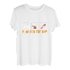 Plan for the Day Funny Motorcycle Adult Humour Biker T-Shirt, black