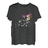 Motorrad Splash Art Motorradfahrer Biker Retro Tourer T-Shirt