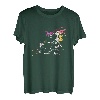 Motorrad Splash Art Motorradfahrer Biker Retro Tourer T-Shirt