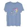 Motorrad Splash Art Motorradfahrer Biker Retro Tourer T-Shirt