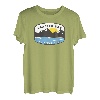 Sonnenuntergang am Berg im Glacier-Nationalpark T-Shirt