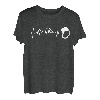 Herzschlag Berge und Bier Tshirt Biertrinker Geschenk T-Shirt