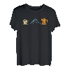 Kaffeelover Bierfan Bergsteiger Wanderer Bergfan Gipfelsport T-Shirt