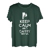 Keep Calm And Carry Chalk Kletterer Sportklettern Bouldern T-Shirt