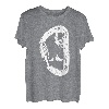 Karabiner mit Bergsteiger Berge Klettern T-Shirt