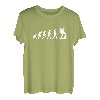 Evolution Wandern Berge Wanderer Geschenkidee T-Shirt