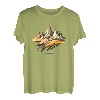Minimalistische Berglandschaft - Wanderer & Outdoor-Fans T-Shirt