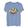 Minimalistische Berglandschaft - Wanderer & Outdoor-Fans T-Shirt