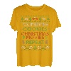 Rock Climbing Ugly Christmas Pyjama T-Shirt Lustig T-Shirt