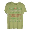Rock Climbing Ugly Christmas Pyjama T-Shirt Lustig T-Shirt