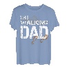 Herren Wandern Wanderer The Walking Dad Spazieren Bergliebe T-Shirt
