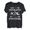 Südtirol Urlaub Lustiger Spruch Therapie Berge Wandern Tirol T-Shirt