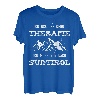 Südtirol Urlaub Lustiger Spruch Therapie Berge Wandern Tirol T-Shirt