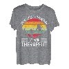 Mein Wanderpartner Ist Mein Therapeut Wandern Therapie T-Shirt