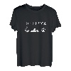 Damen I'm A Simple Woman Kaffee Berge Katze Hunde Gassi T-Shirt