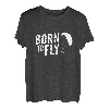 Born to fly Paragliding Fallschirm Geschenk T-Shirt T-Shirt