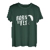 Born to fly Paragliding Fallschirm Geschenk T-Shirt T-Shirt