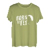 Born to fly Paragliding Fallschirm Geschenk T-Shirt T-Shirt