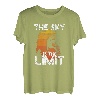 Klettern Der Himmel ist das Limit Bouldern Bergsteigen T-Shirt
