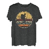 Wanderer Vintage Bergsteiger Wandern Retro Distressed Look T-Shirt