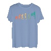 Evolution Graphic Climbing Climber Boulderer T-Shirt