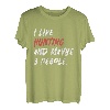 Ich mag die Jagd und vielleicht 3 Leute T-Shirt