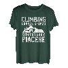 Lustiges Klettern Zitat Auf Felsen Für Bergsteiger T-Shirt