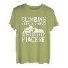 Lustiges Klettern Zitat Auf Felsen Für Bergsteiger T-Shirt