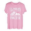 Lustiges Klettern Zitat Auf Felsen Für Bergsteiger T-Shirt