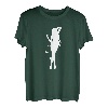 Frau Kletterer Sportklettern Bouldern T-Shirt