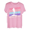 Bergsteigerin klettern Bergkraxlerin Wandern Berge Frauen T-Shirt