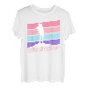 Bergsteigerin klettern Bergkraxlerin Wandern Berge Frauen T-Shirt