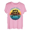 Hapfox Truck Amerikanische Flagge T-Shirt