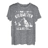 Nur Noch Ein Halber Kilometer Ungefähr Lustiges Wander T-Shirt