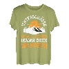 Unterschätze niemals einen Mann beim Wandern Bergsteigen T-Shirt