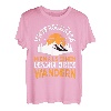 Unterschätze niemals einen Mann beim Wandern Bergsteigen T-Shirt