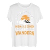 Unterschätze niemals einen Mann beim Wandern Bergsteigen T-Shirt