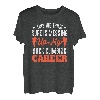 Up my rock climbing career - Bouldern Boulderer Kletterer T-Shirt