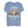 Alpaca my Bags Wandern lustig Bergfan Wanderer Bergsteiger T-Shirt