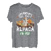 Alpaca my Bags Wandern lustig Bergfan Wanderer Bergsteiger T-Shirt