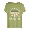 Wandern Bergsteiger Berg Ich Seh Schon Die Hütte Spruch T-Shirt