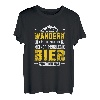Wandern Löst Die Meisten Probleme Bier Den Rest Alpen Berge T-Shirt