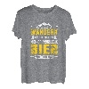 Wandern Löst Die Meisten Probleme Bier Den Rest Alpen Berge T-Shirt
