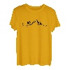 Berge Herzschlag Wandern Trekking Berge T-Shirt