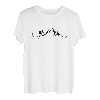 Berge Herzschlag Wandern Trekking Berge T-Shirt