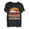 Phoenix Arizona Bergfan Summit Wanderlust Berge Wanderer T-Shirt