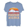 Phoenix Arizona Bergfan Summit Wanderlust Berge Wanderer T-Shirt